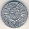 50 Groschen Austria 1946 KM# 2870. Uploaded by Granotius